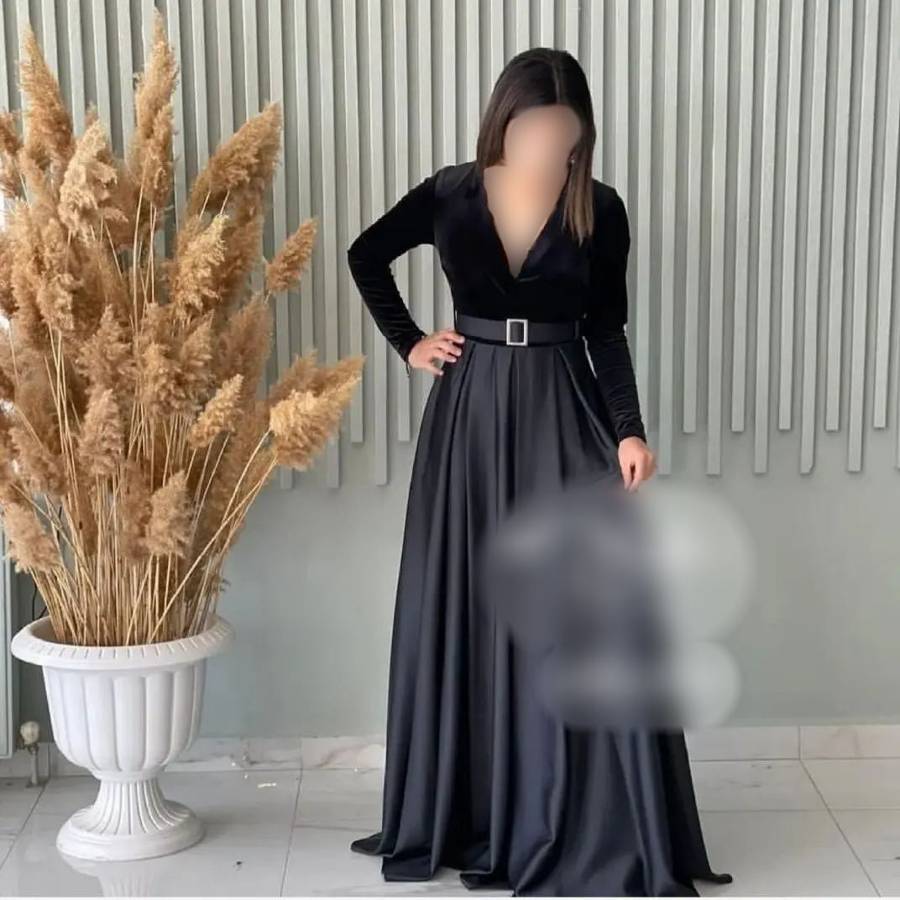 لباس مجلسی مخمل ترکیه 