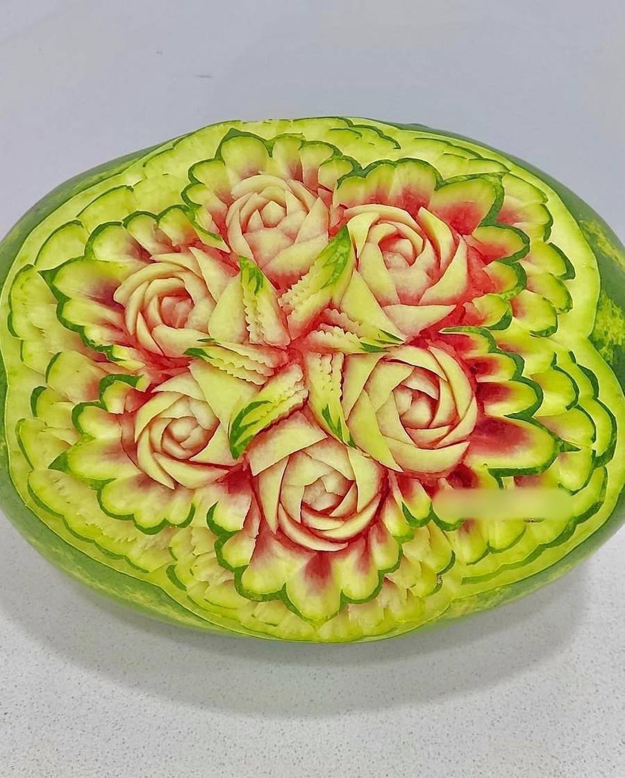 مدل هندوانه یلدایی طرحدار