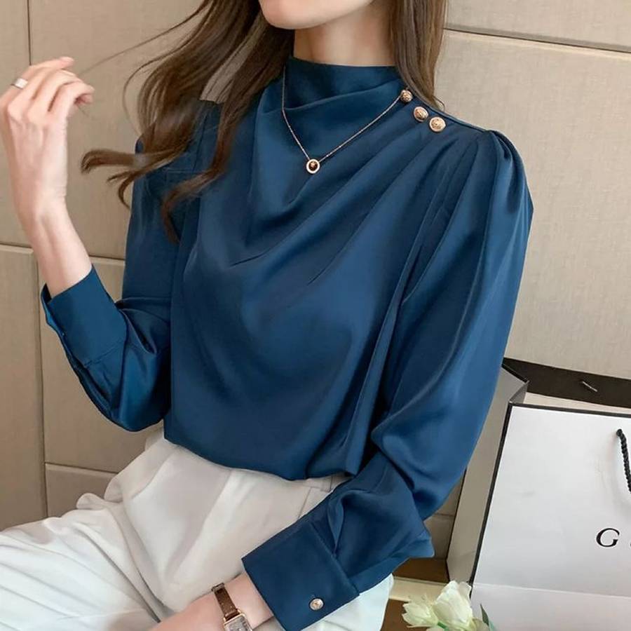  شومیز ساتن ابریشم 