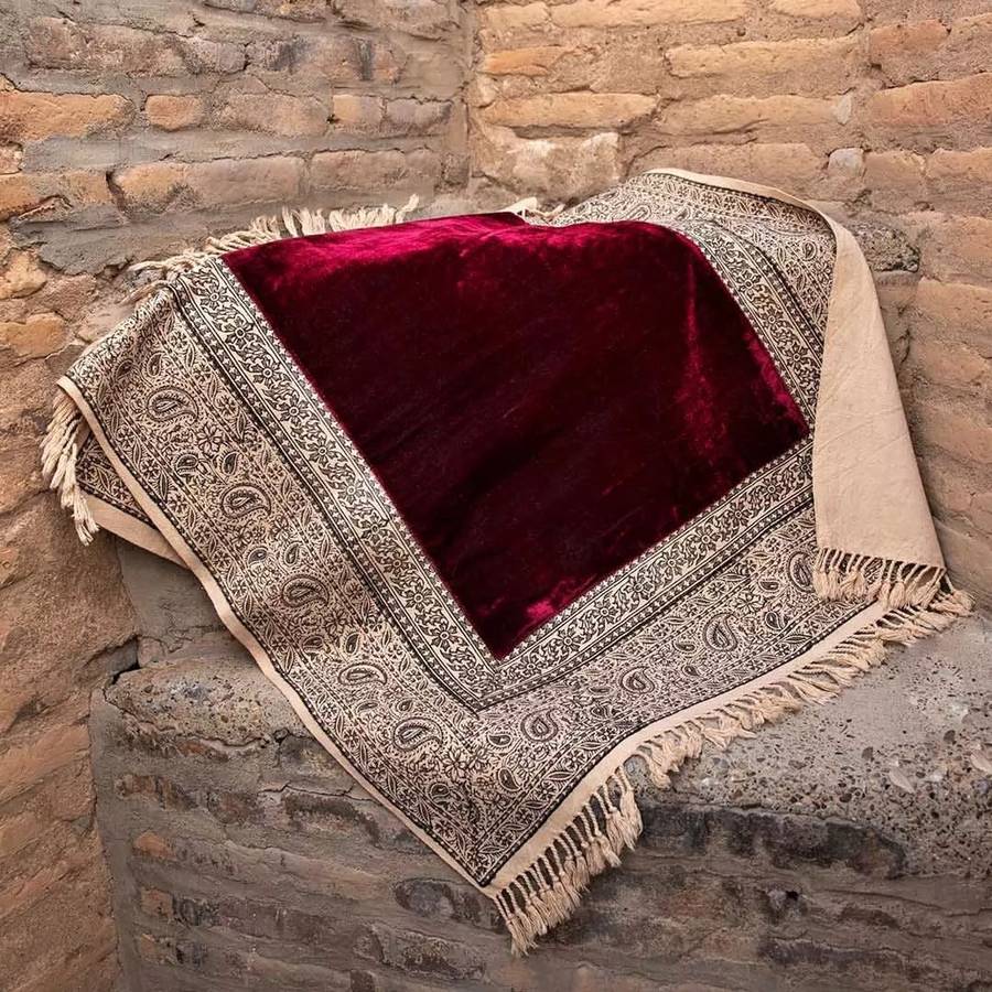 مدل رومیزی مخمل شیک