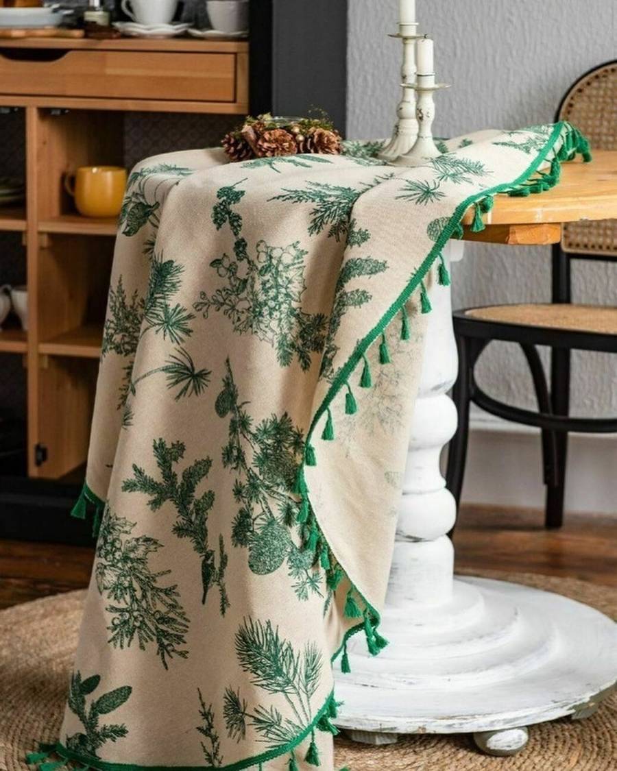 مدل رومیزی مخمل ساده