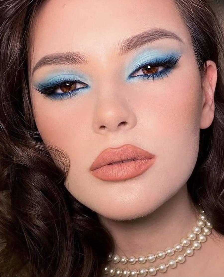 مدل سایه آبی شیک
