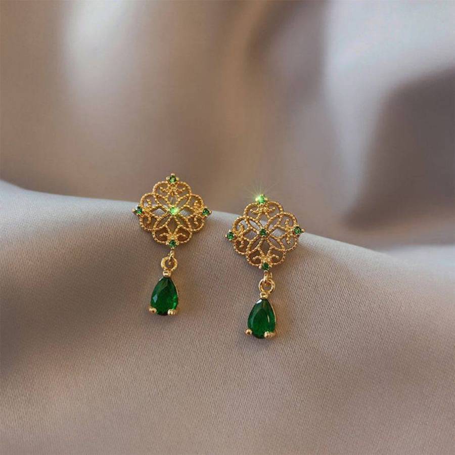 گوشواره زمرد دیجی کالا 