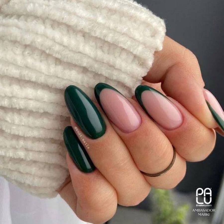 مدل ناخن سبز یشمی باکلاس