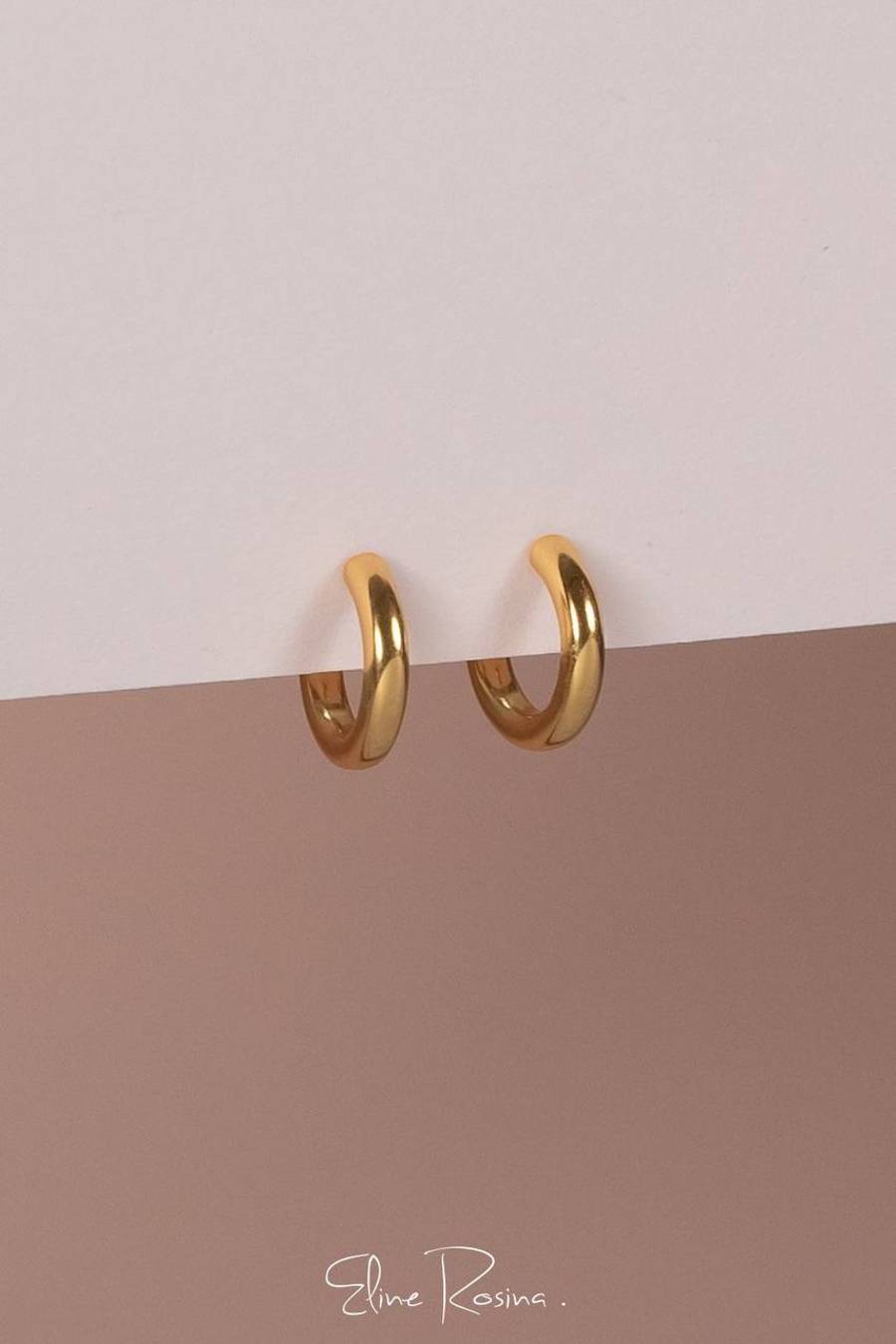 مدل گوشواره طلا حلقه ای شیک