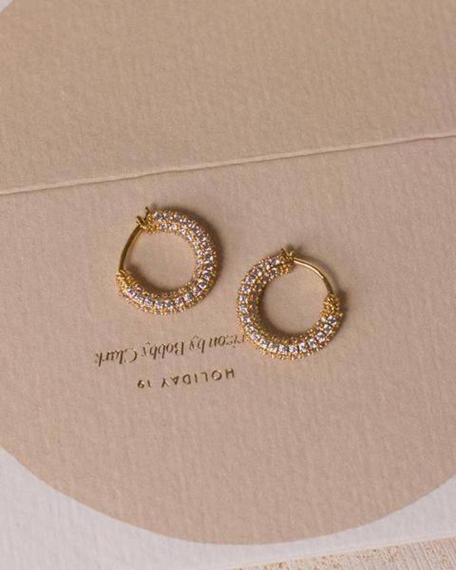 گوشواره طلا حلقه ای 