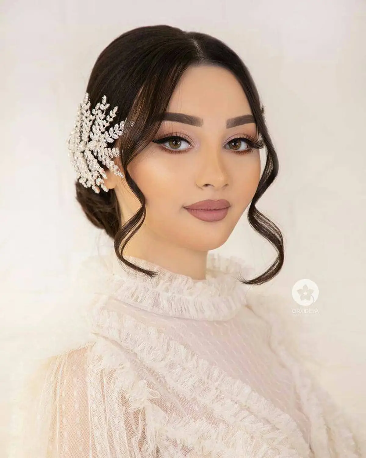 مدل آرایش عروس ساده شیک