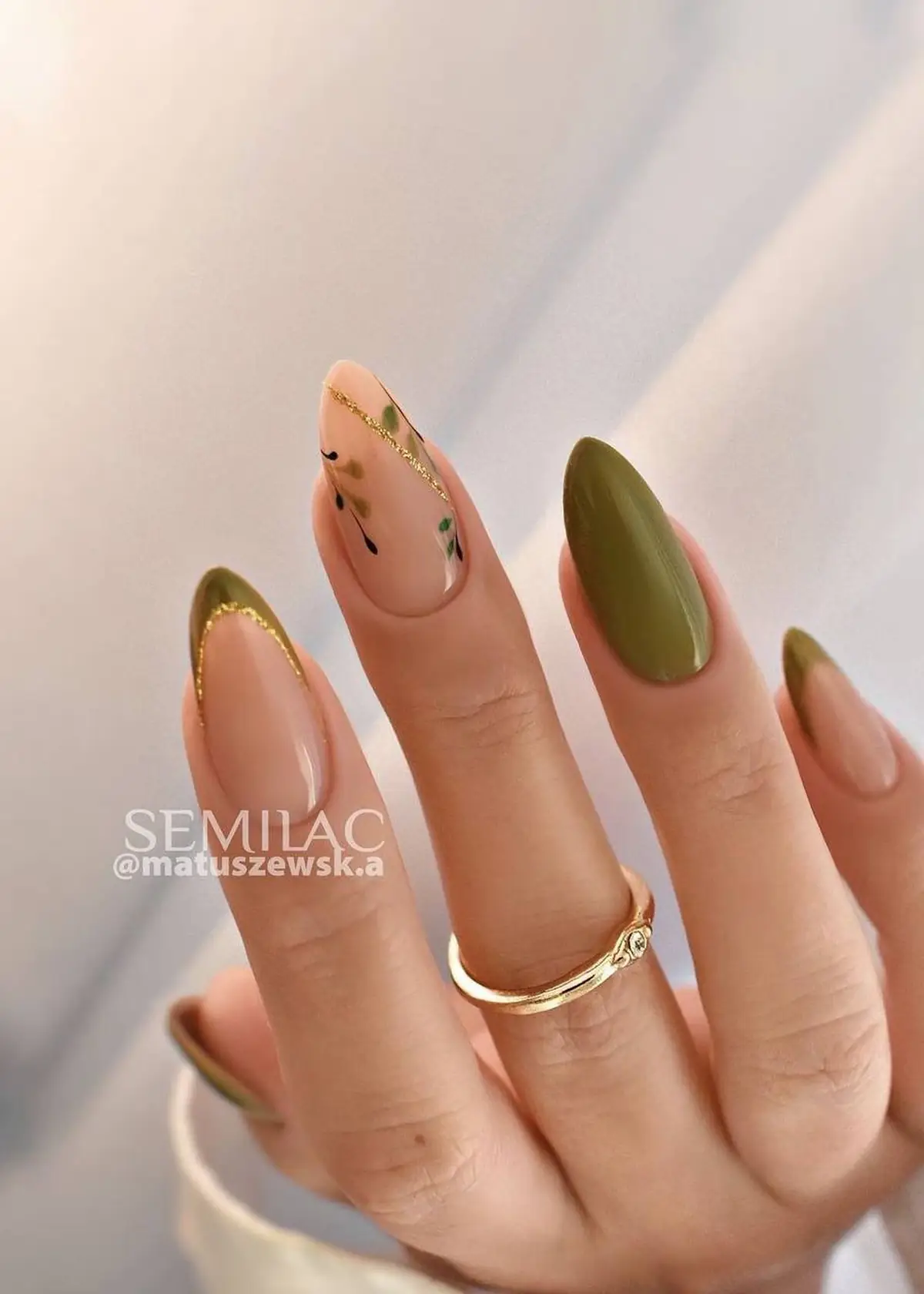 لاک سبز کاهویی 
