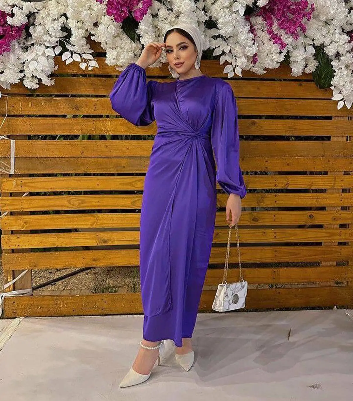 لباس حریر شب