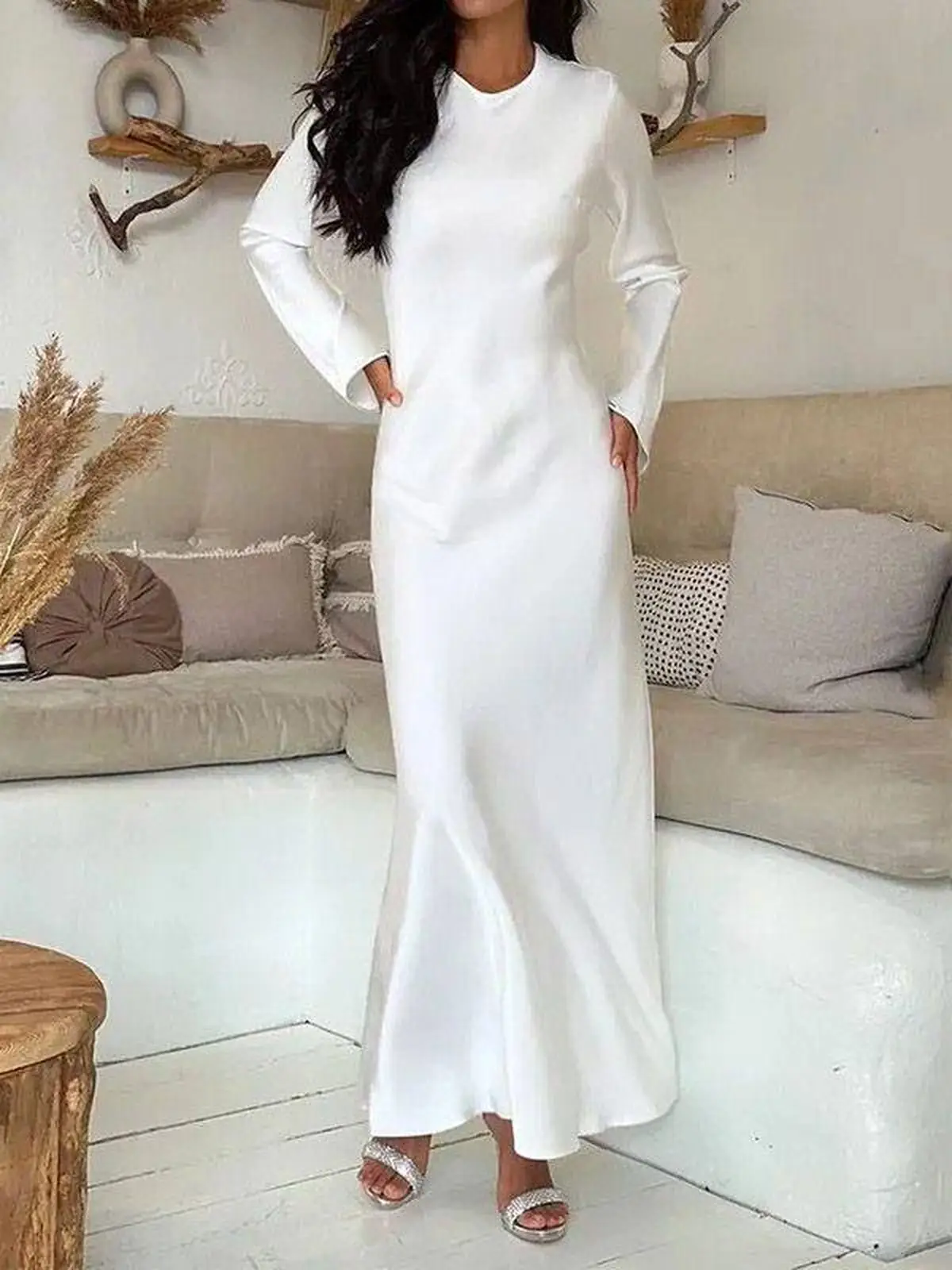مدل لباس ساتن ماکسی 