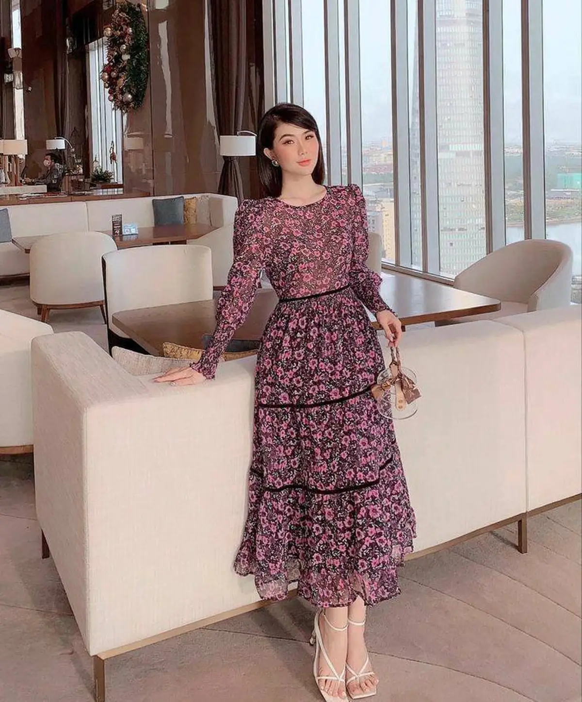 مدل لباس مجلسی ساده و شیک زنانه بلند