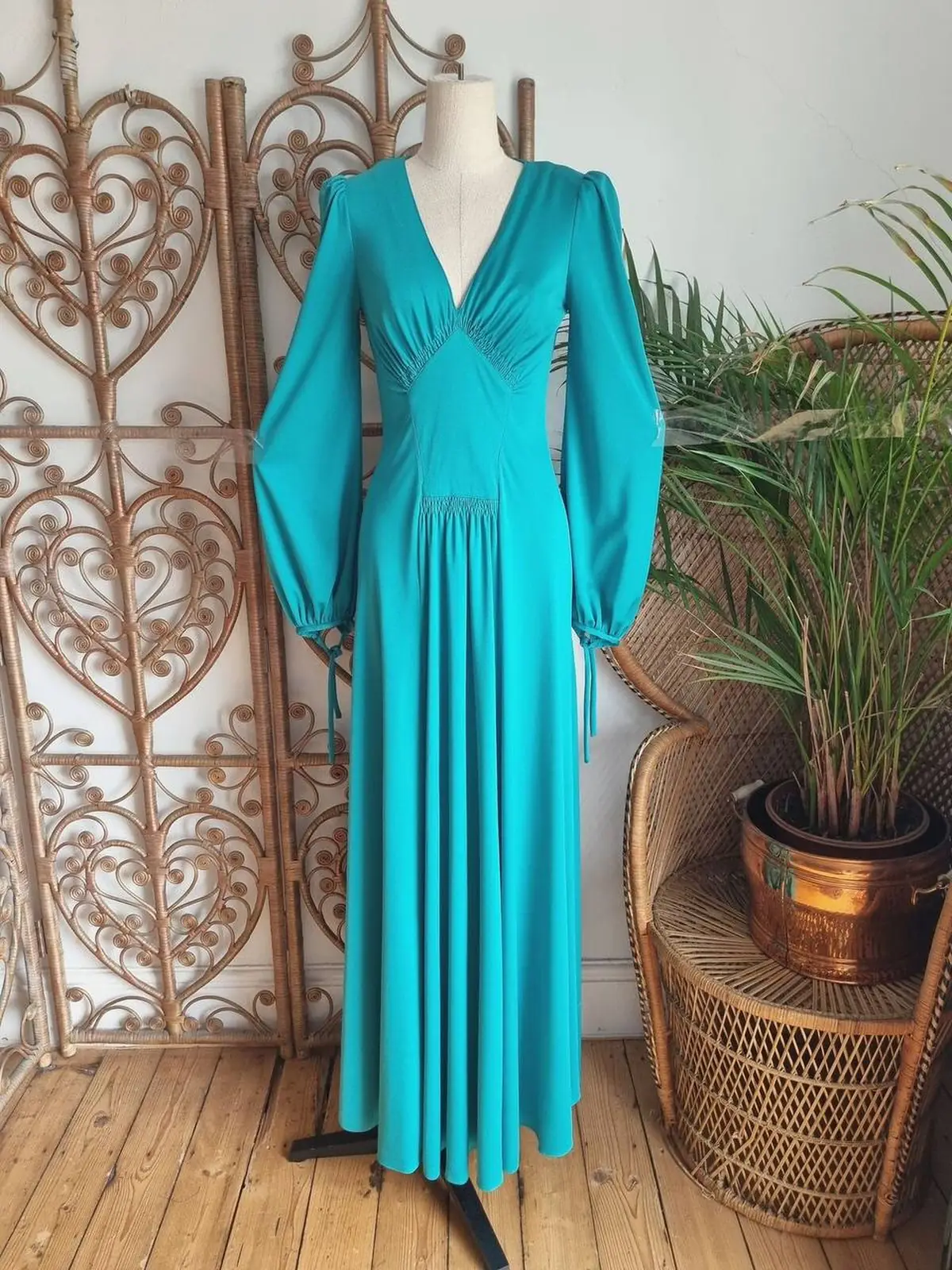 پیراهن میدی ساده 