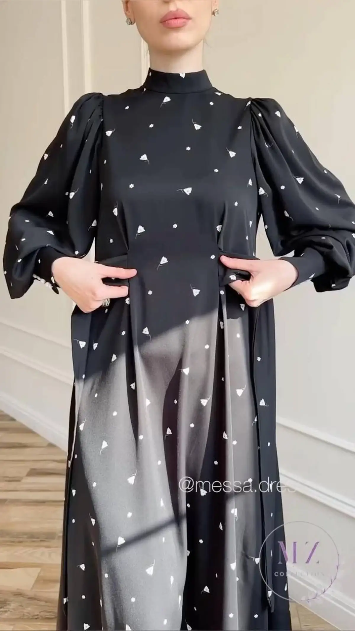 مدل لباس با پارچه های گل گلی