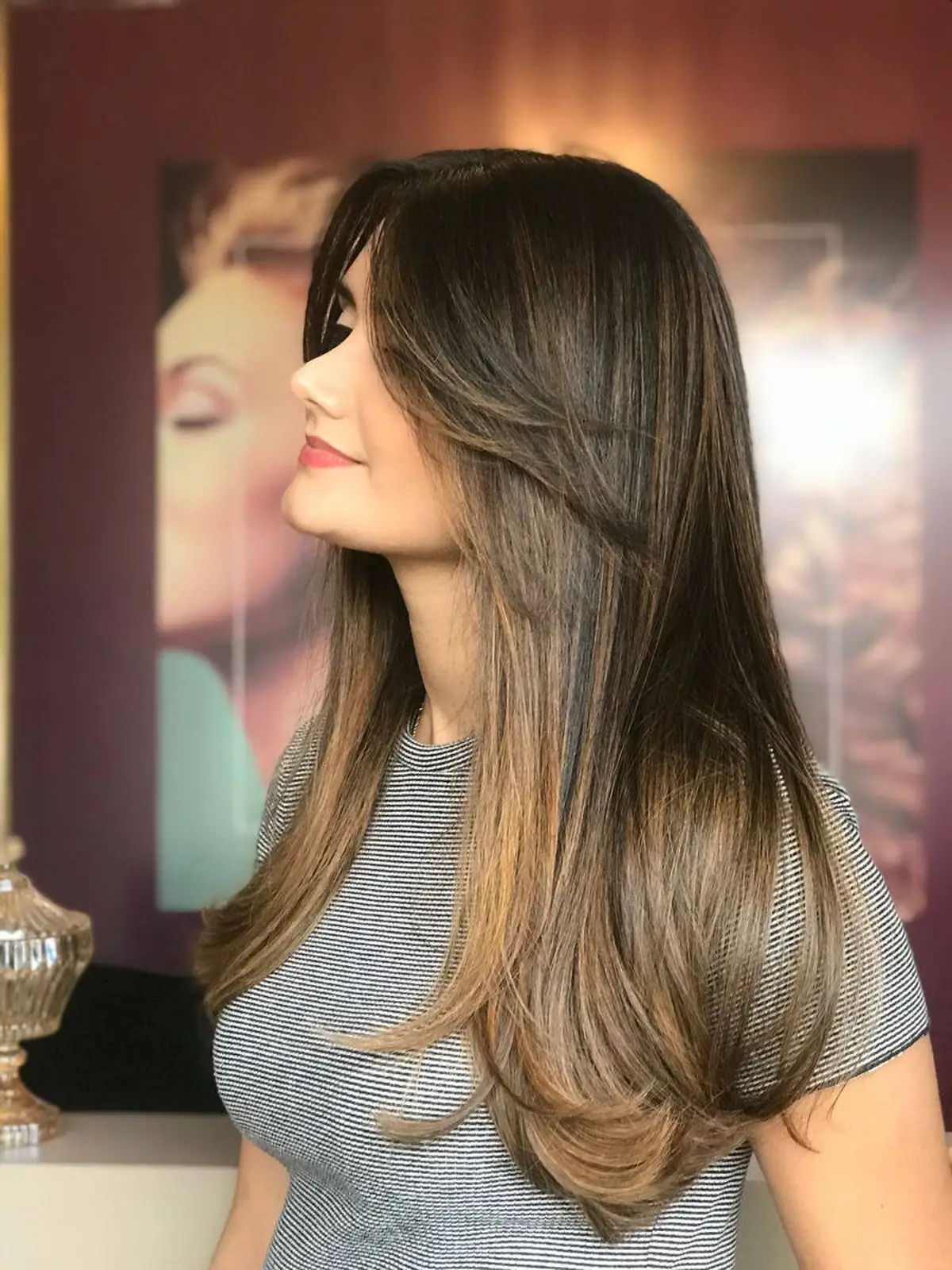 مدل کوتاهی مو بلند ساده