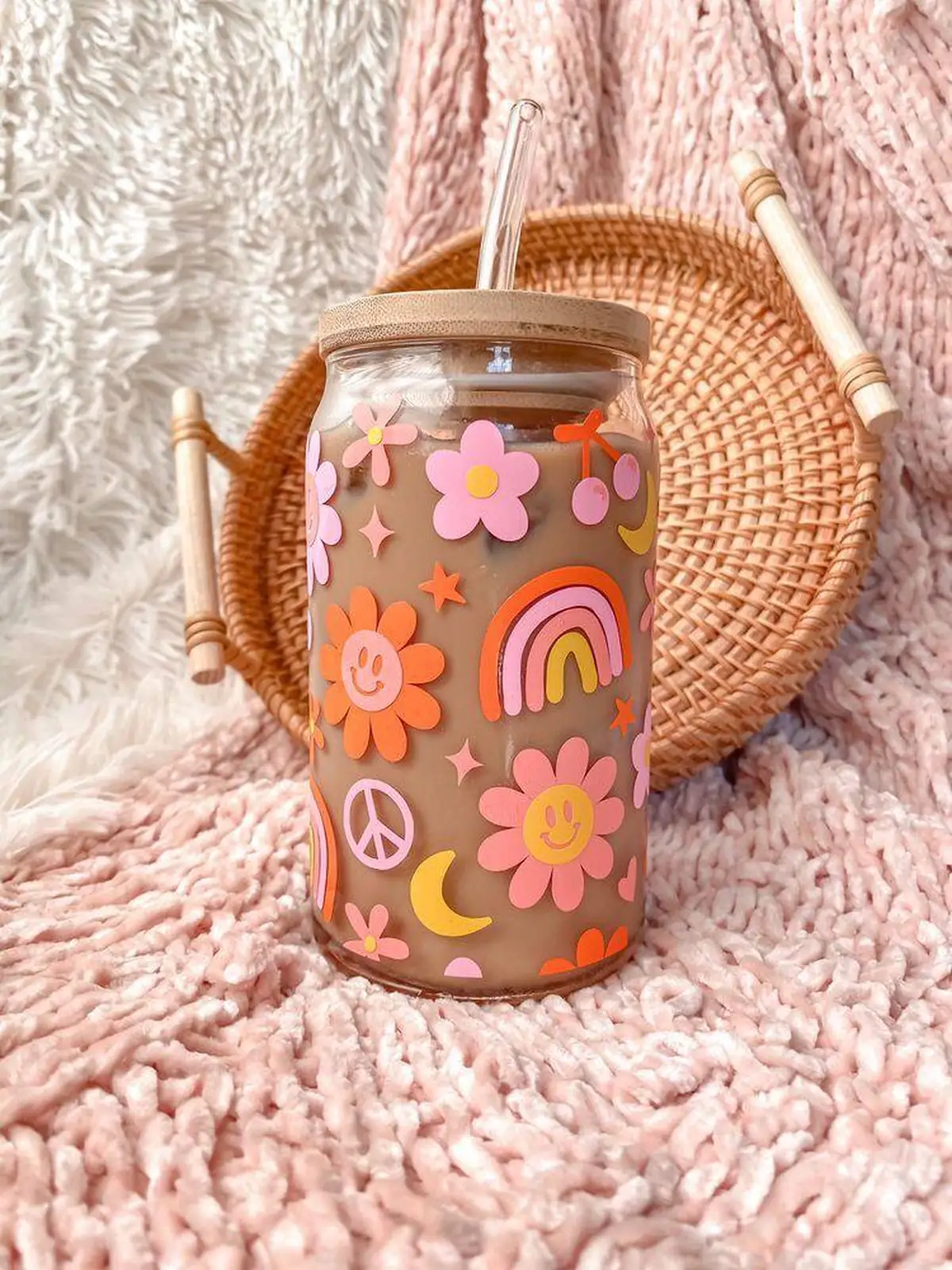 ماگ شیشه ای ترند دخترانه