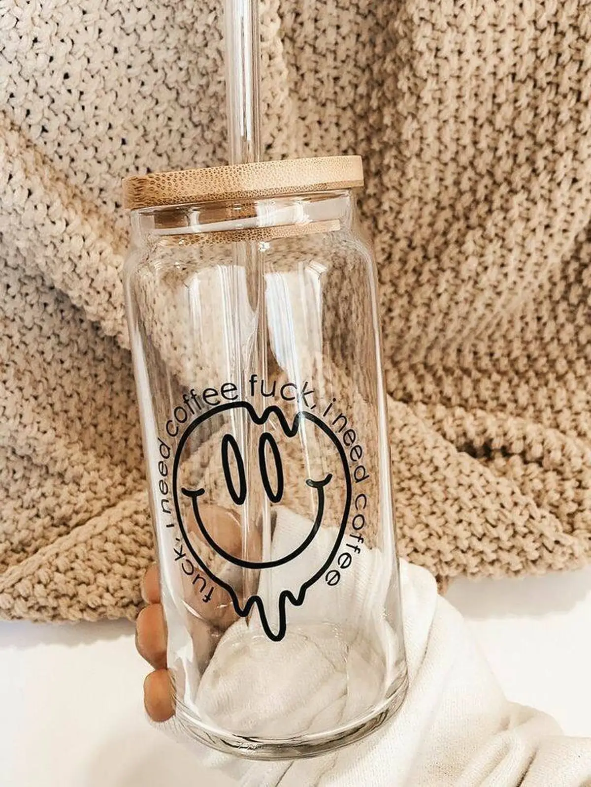 ماگ شیشه ای فانتزی 