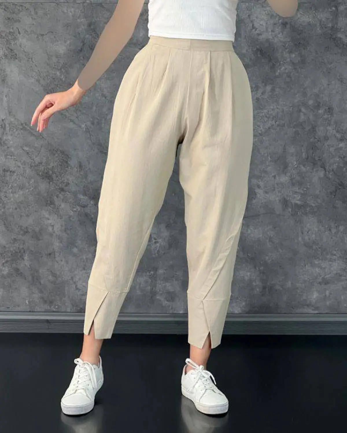 شلوار پارچه ای اسپرت زنانه