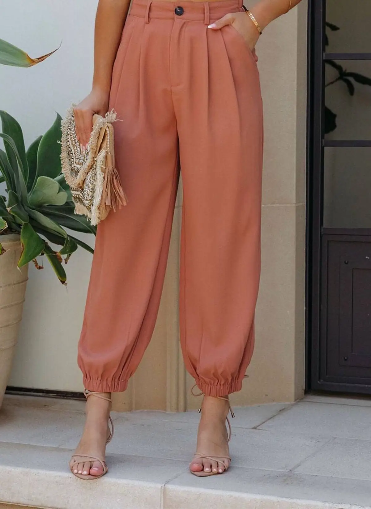 شلوار نخی زنانه