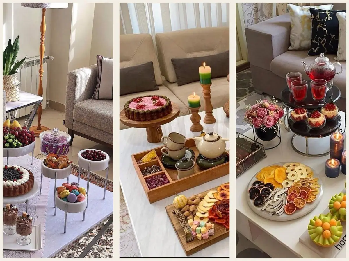 چیدمان میز دورهمی