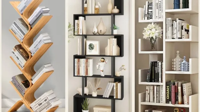مدل قفسه کتاب خاص و ساده؛ جلوه ای از دانش و زیبایی