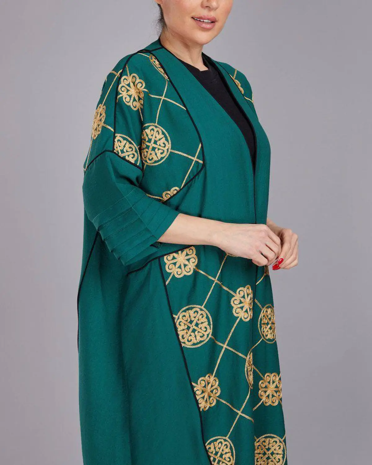 مانتو عبایی رنگی جدید