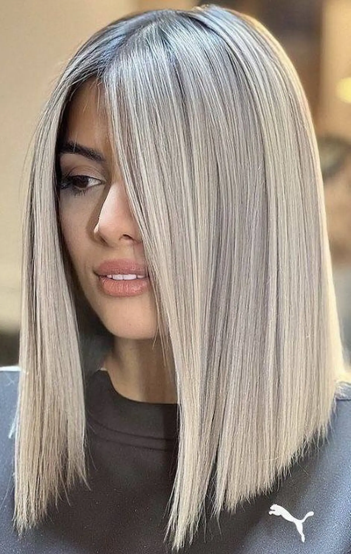 هایلایت مو بلوند ساده
