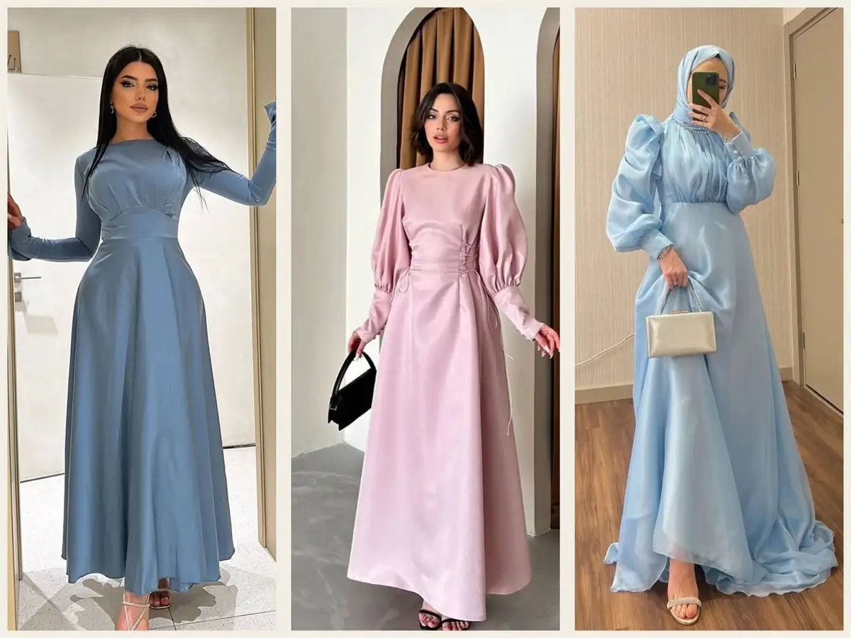 پیراهن ساده و بلند زنانه 1403