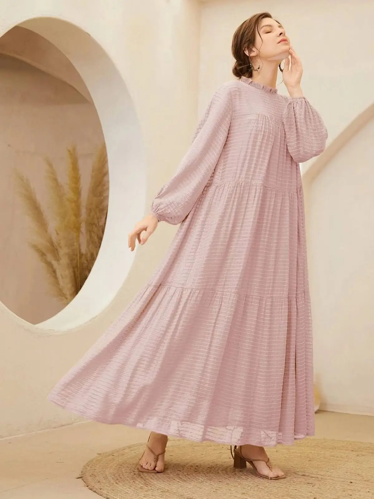 لباس گلدار بلند زنانه 