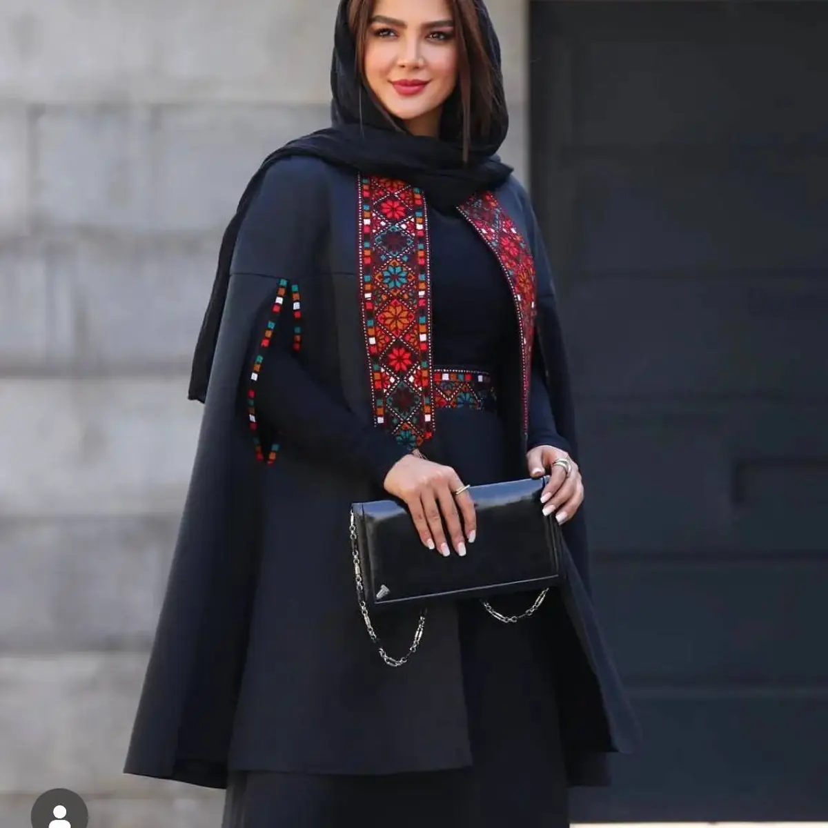 مدل مانتو جلو باز نخی 