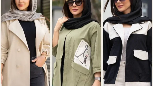 مدل مانتو شیک و باکلاس ساده؛ مناسب استایل های روزمره بیرونی
