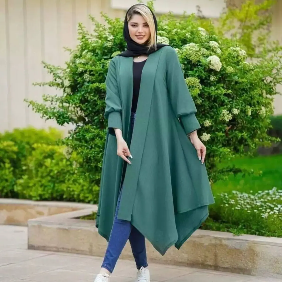 مدل مانتو جلو باز ابروبادی 