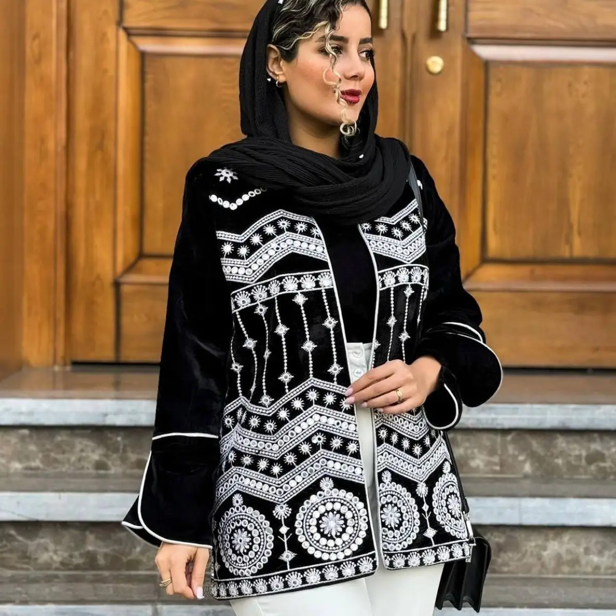 مدل مانتو کتی گلدوزی 