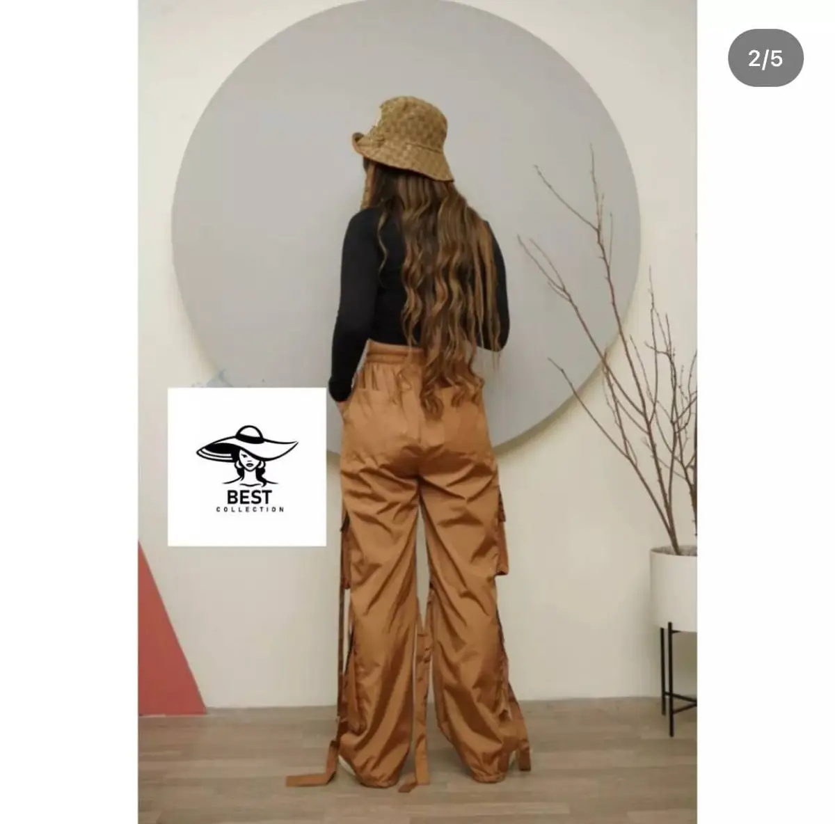 عکس شلوار کارگو ساتن 