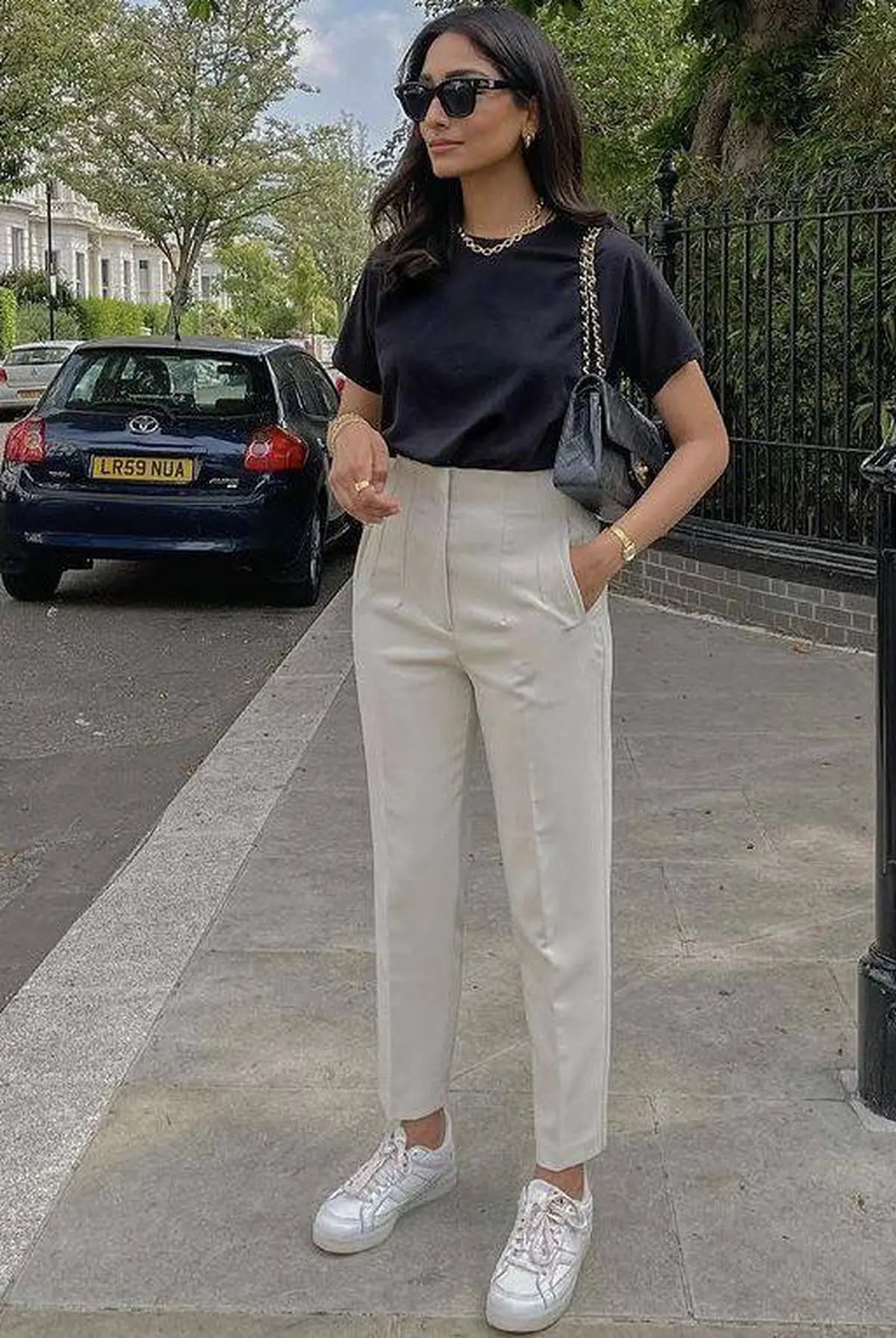  مدل شلوار راسته پارچه ای 