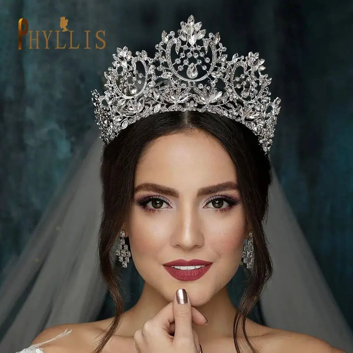 تاج عروس ساده و شیک 