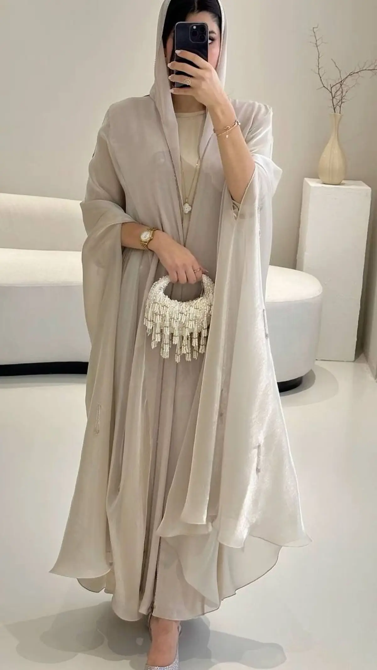 مدل عبای عربی سفید 