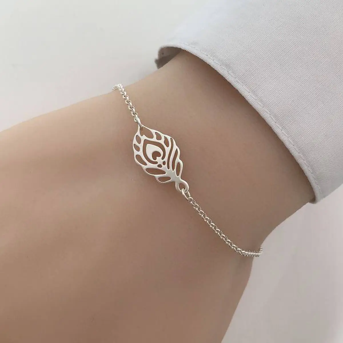 دستبند استیل دخترانه 