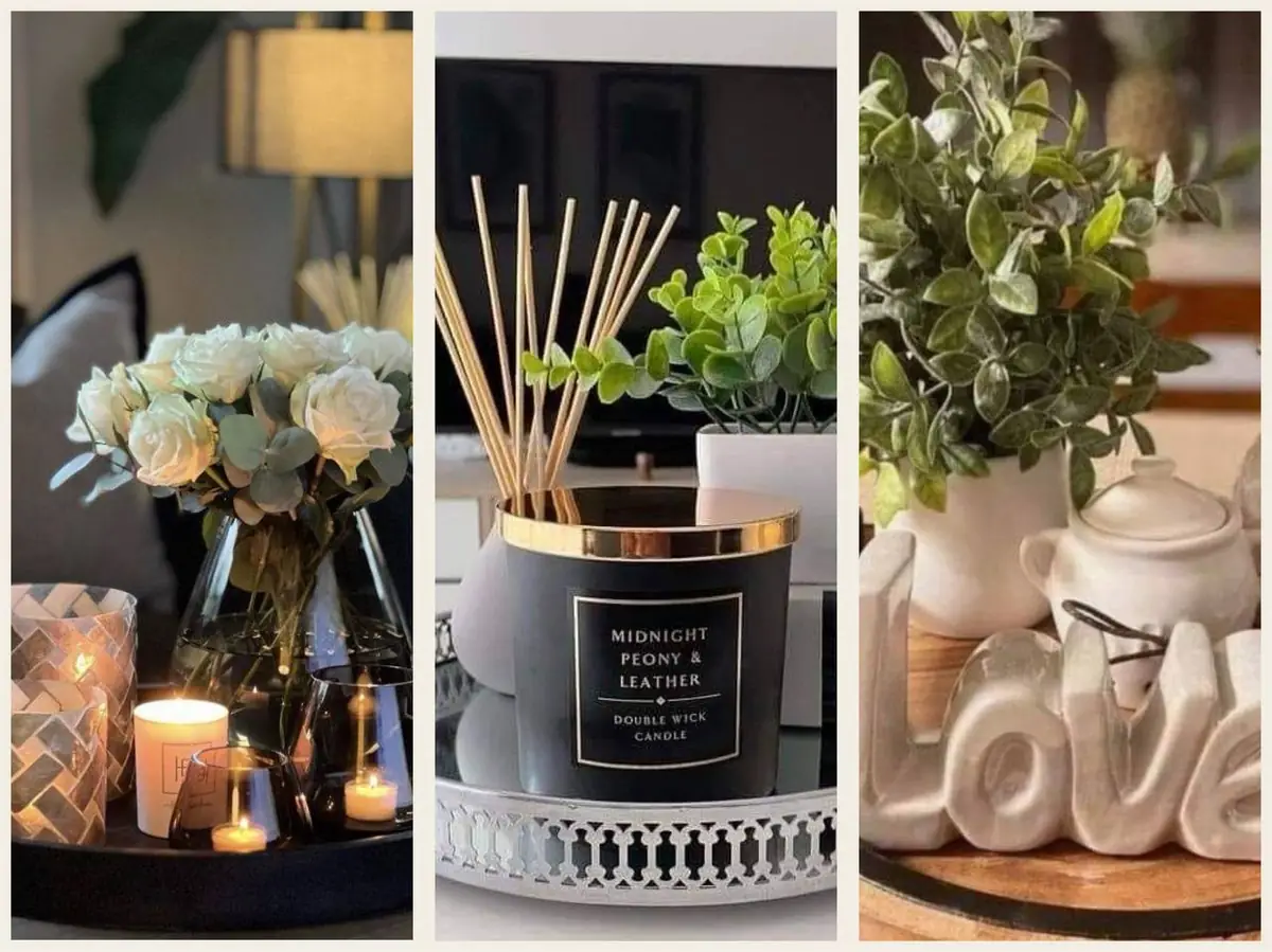 گلدان رومیزی شیشه ای