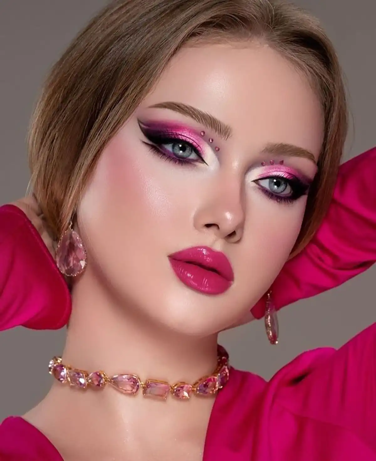 مدل ارایش مجلسی ساده و شیک 