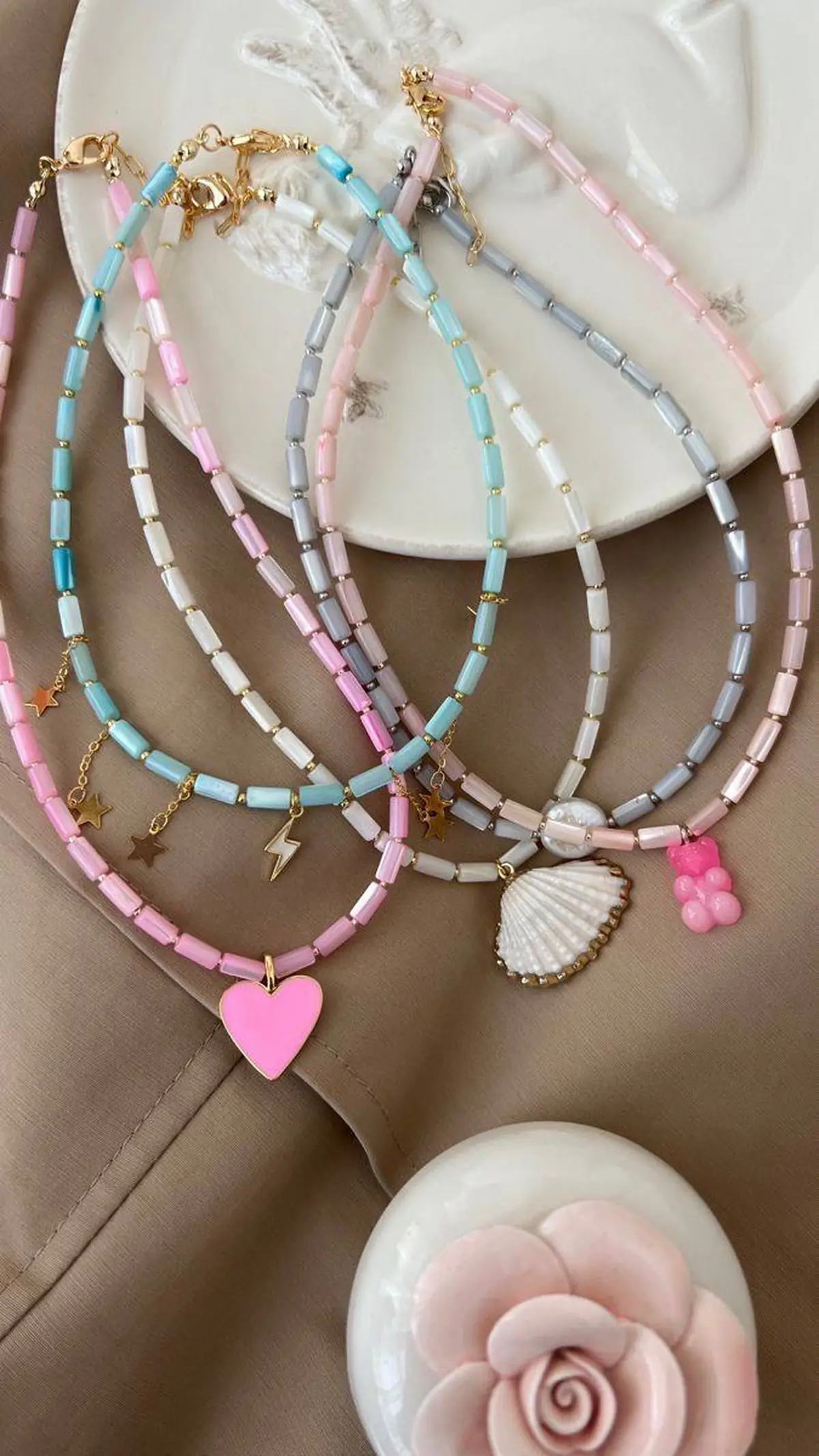 گردنبند دخترانه شیک 