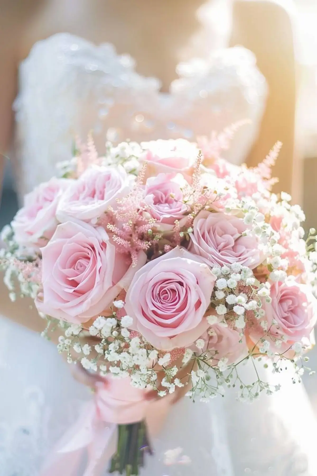 دسته گل عروس لاکچری