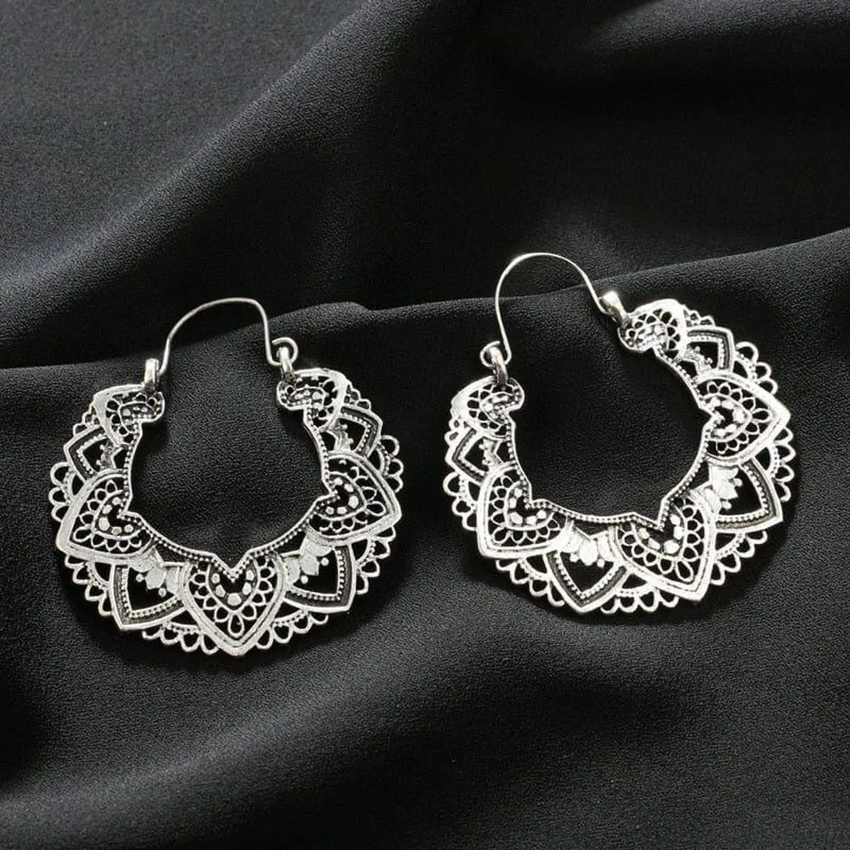 گوشواره بوهو حلقه ای 