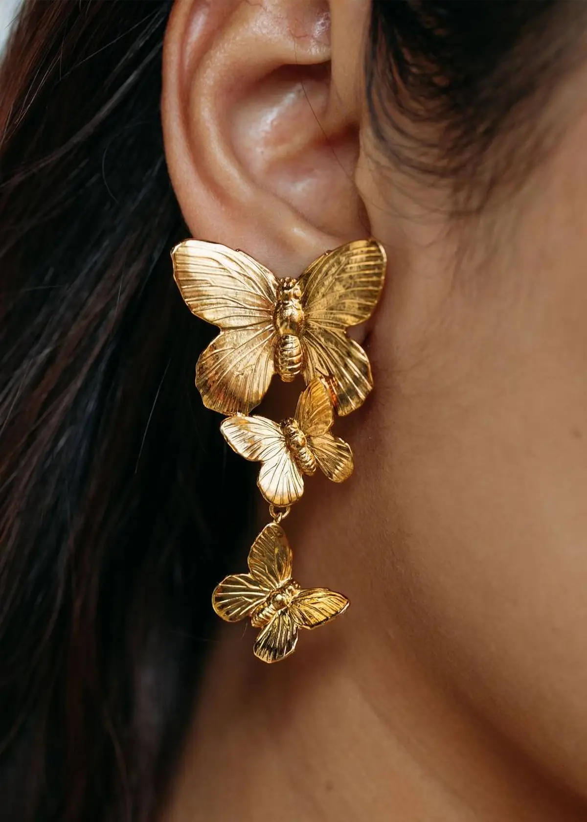 گوشواره پروانه ای کیوت