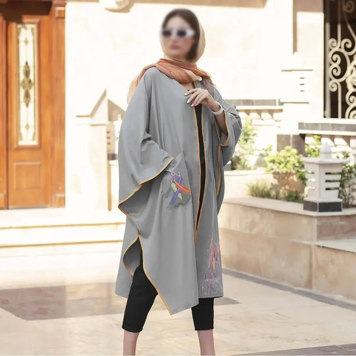 مدل مانتو نخی ساده و شیک 