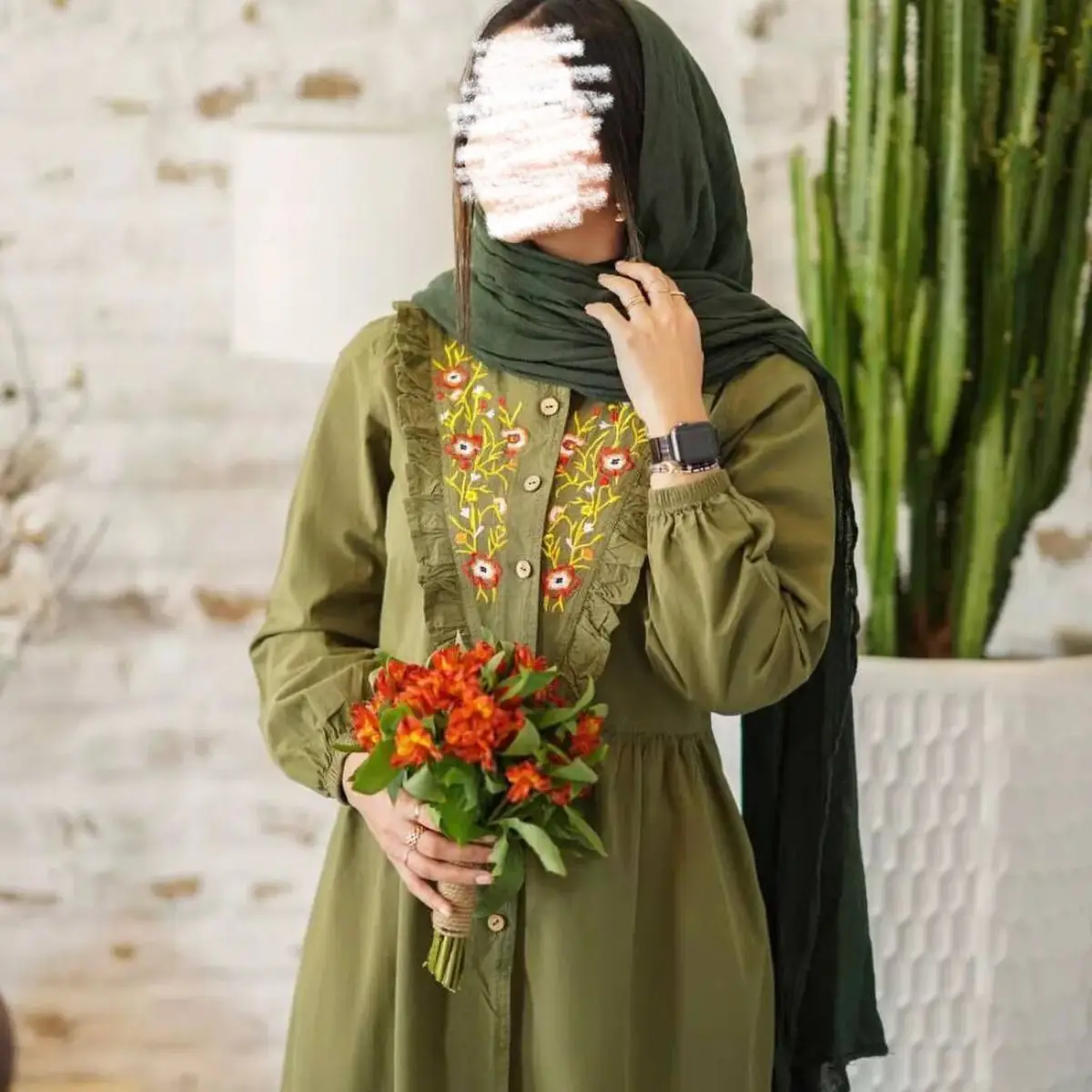 مدل مانتو گلدوزی تابستانه
