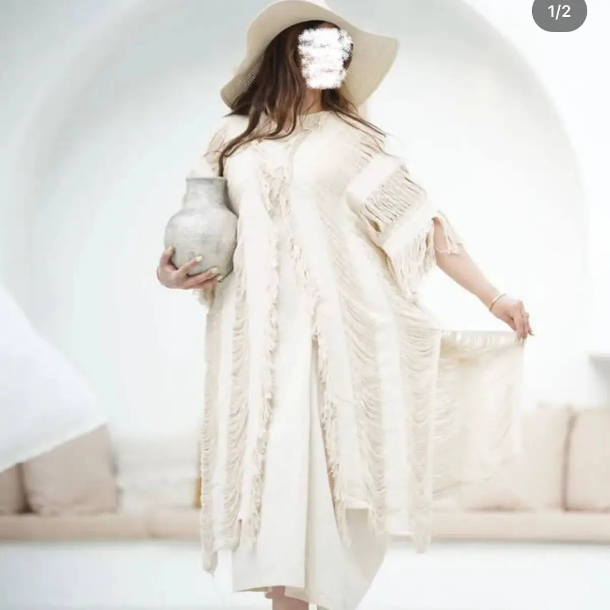 مدل مانتو نخی ساده کوتاه 