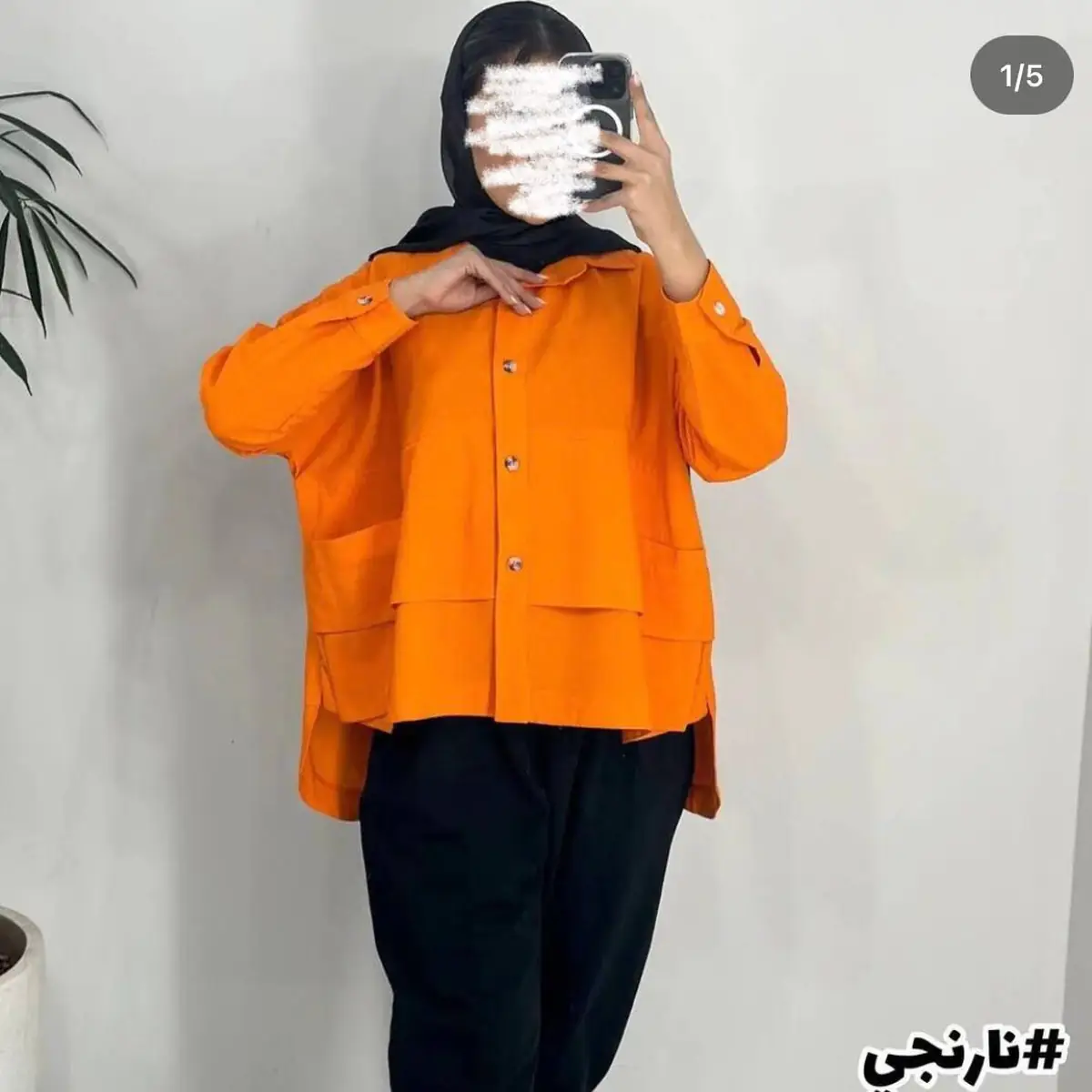 مانتو کتان اسپرت کوتاه 