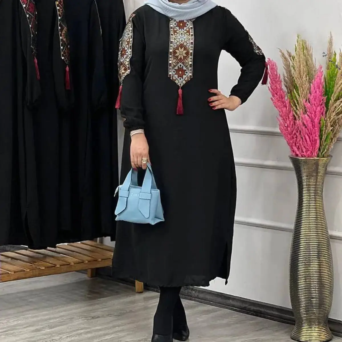 مدل مانتو سنتی بلند 