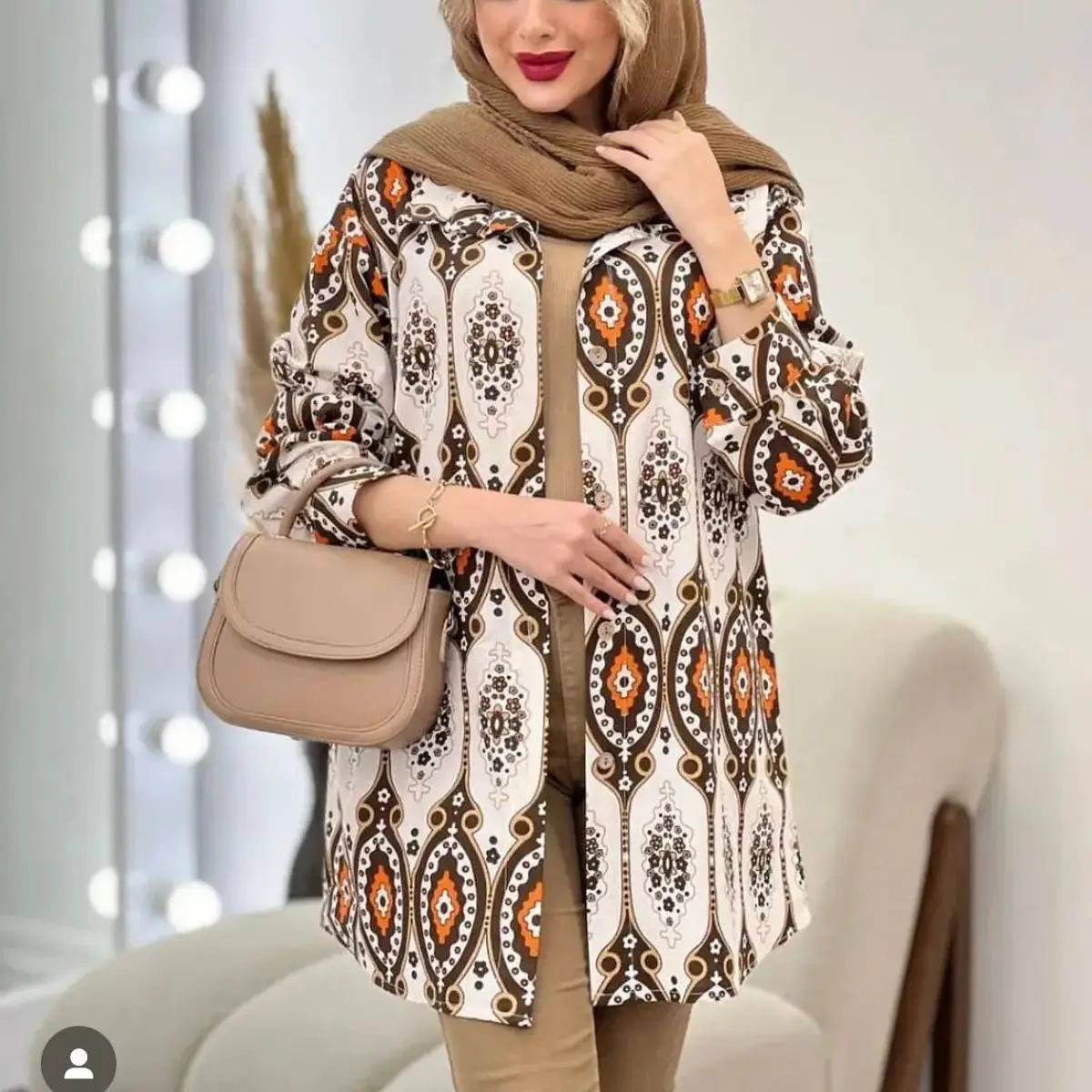 مدل مانتو سنتی جدید در اینستاگرام 