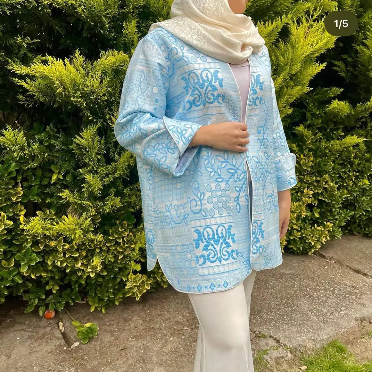 مدل مانتو ژاکارد مشکی مجلسی 